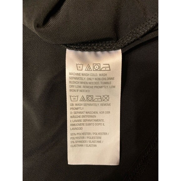 Susan Graver Liquid Knit Black Top Shirt Rouched Sleeves Capsule Wardrobe Small - Picture 11 of 12